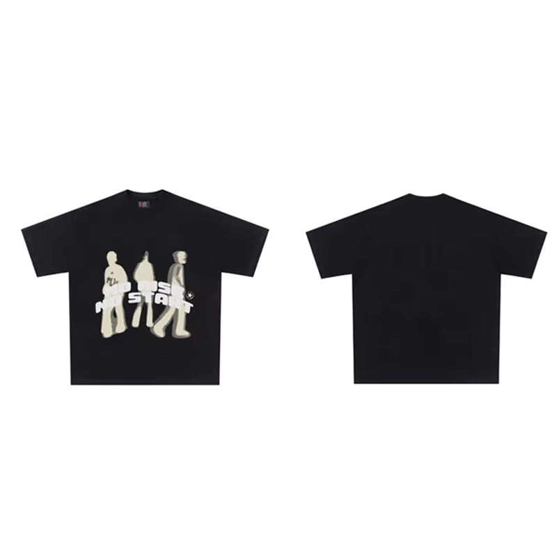 Oversized T Shirt Men Quick Drying Hip Hop T-Shirt Vintage 90S Streetwear Anime Harajuku Fashion Short Sleeve Top Gothic Clothes
