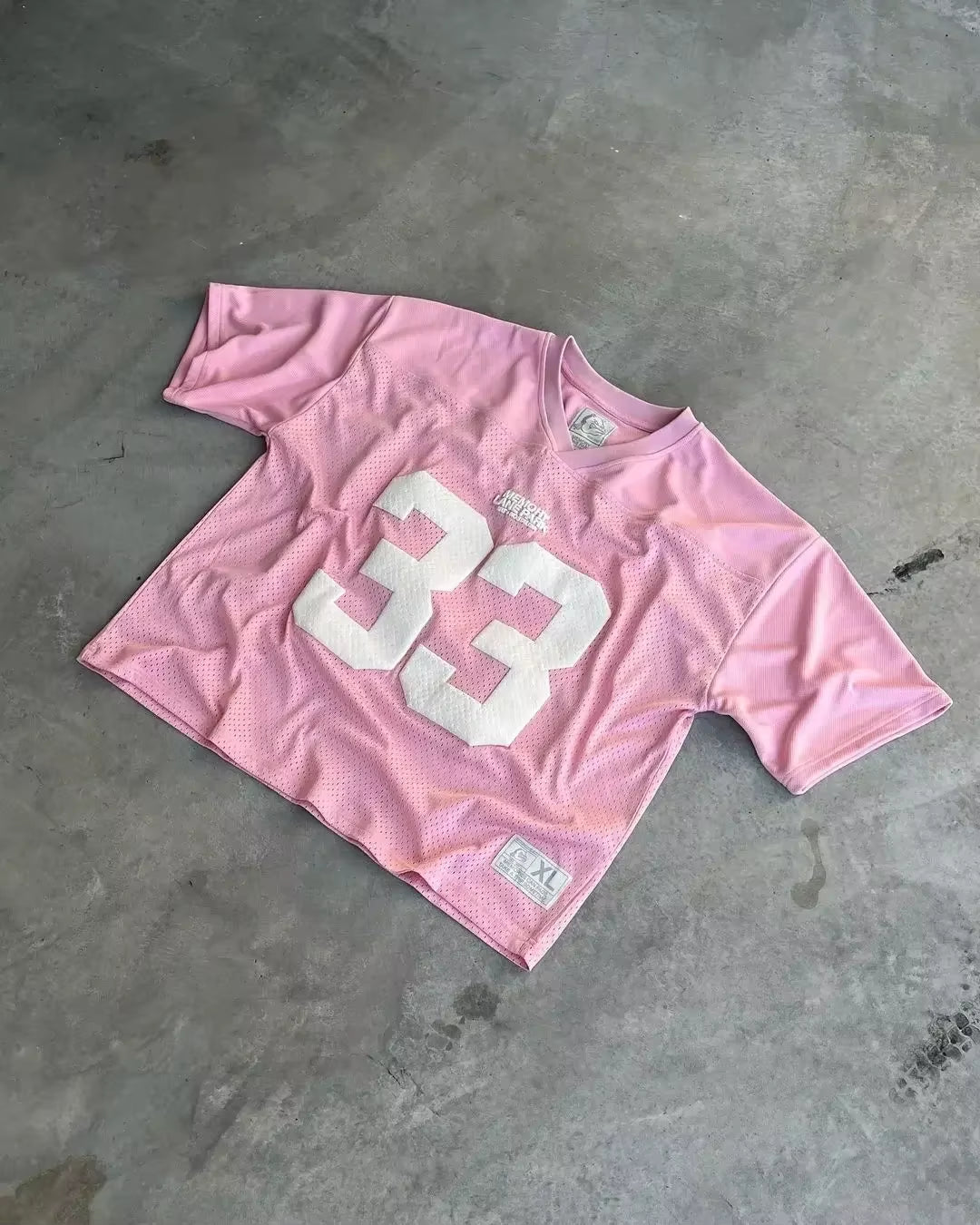 Fashion Harajuku Y2K Tops Loose Mesh Breathable Sports Ball Game T Shirt for Men and Women Hip Hop Goth Couple Graphic T Shirts