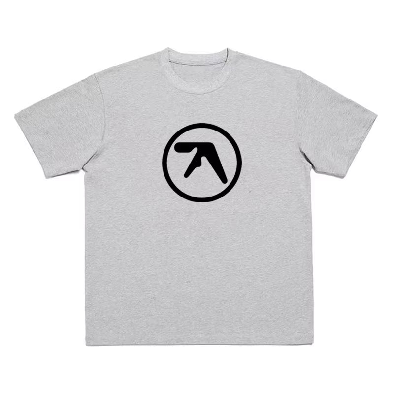 Men Tshirt Cotton Aphex Twin Y2K Streetwear Graphic Korean Fashion Print Harajuku Vintage Tops Tees Oversized Aesthetic Clothes